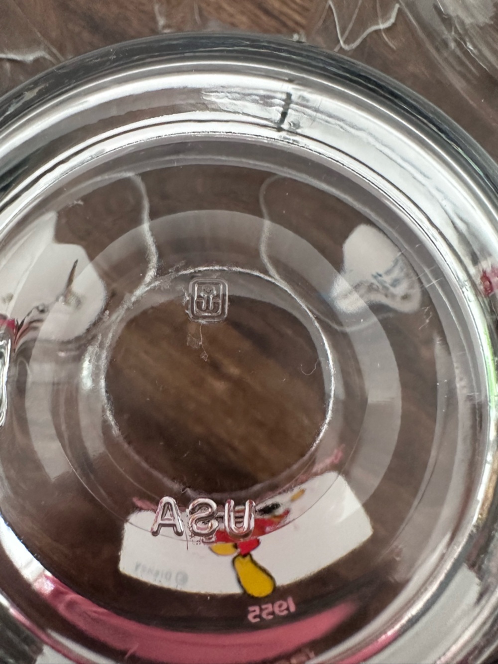 Vintage Disney Mickey Mouse Glass Mug Set of 4 - Anchor Hocking Fantasia - Picture 7 of 12